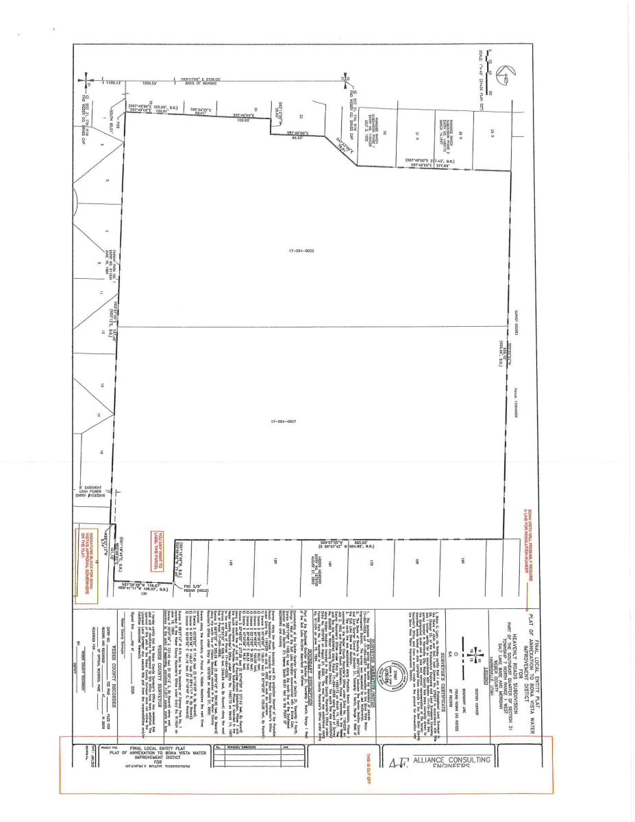 Heavenly Roads Plat Map